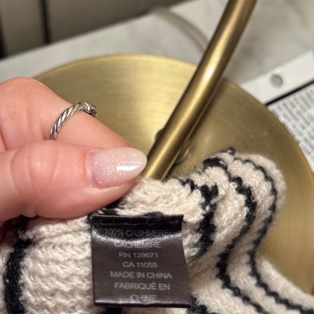 360 Cashmere Faye Striped Sweater - Picture 4 of 5